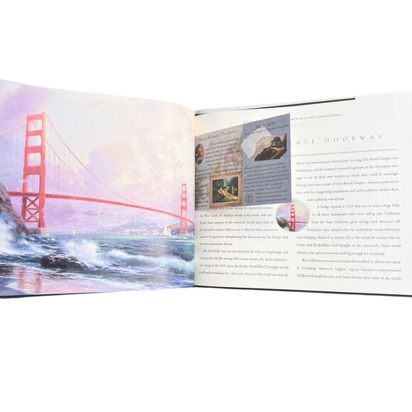 Thomas Kinkade Book The Spirit of America Artist Artsy History Coffee Table READ - Picture 16 of 16